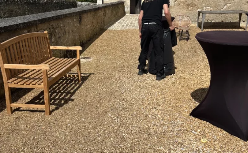 un chantier pour la livraison à Tours